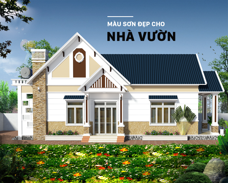 Màu sơn đẹp cho nhà Vườn - Queen Paint