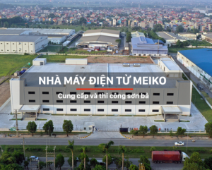 Cung cấp và thi công sơn bả: Nhà máy điện tử Meiko - Katojsc.com